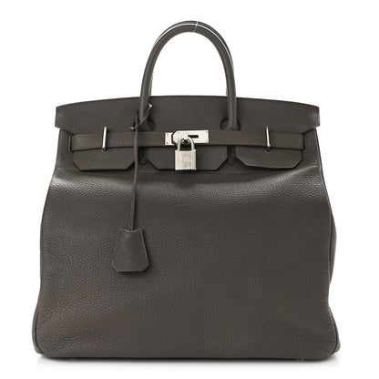 Hermes Togo HAC Birkin 40 Etain 1 of 11