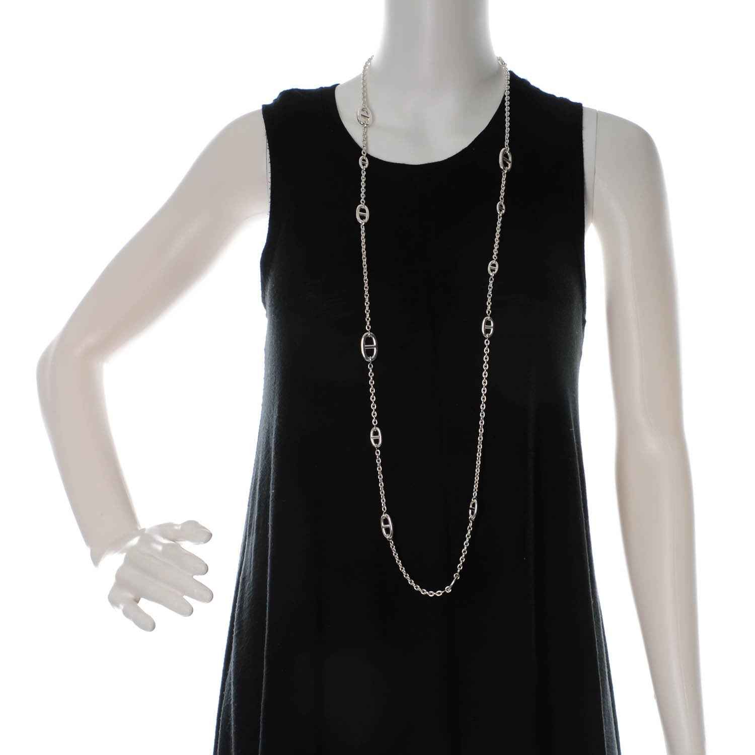 Hermes Sterling Silver Farandole Necklace 120 2 of 5