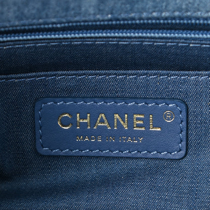Chanel Denim Quilted Mini Pearl Crush Flap Blue 6 of 11