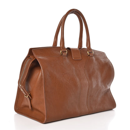 Saint Laurent Sheepskin Medium Cabas Chyc Whiskey 3 of 10