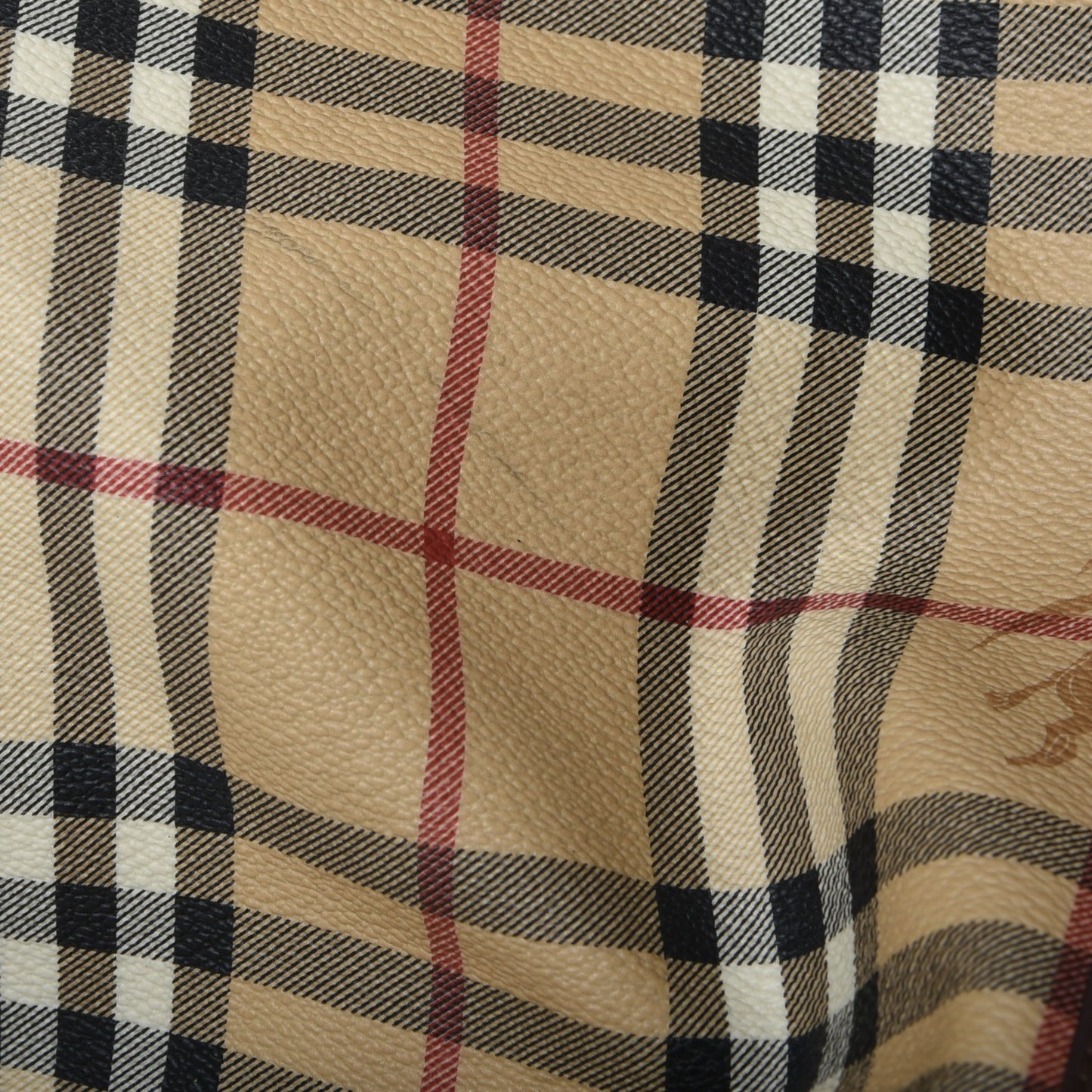 Haymarket Check Duffle Bag Dark Brown