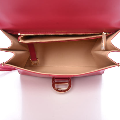 Delvaux Box Calfskin MM Brillant Satchel Framboise 5 of 10