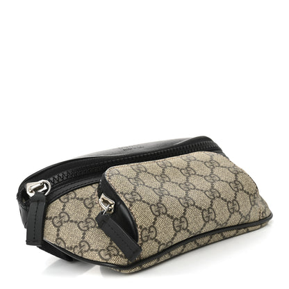 Gucci GG Supreme Monogram Belt Bag Black 4 of 10