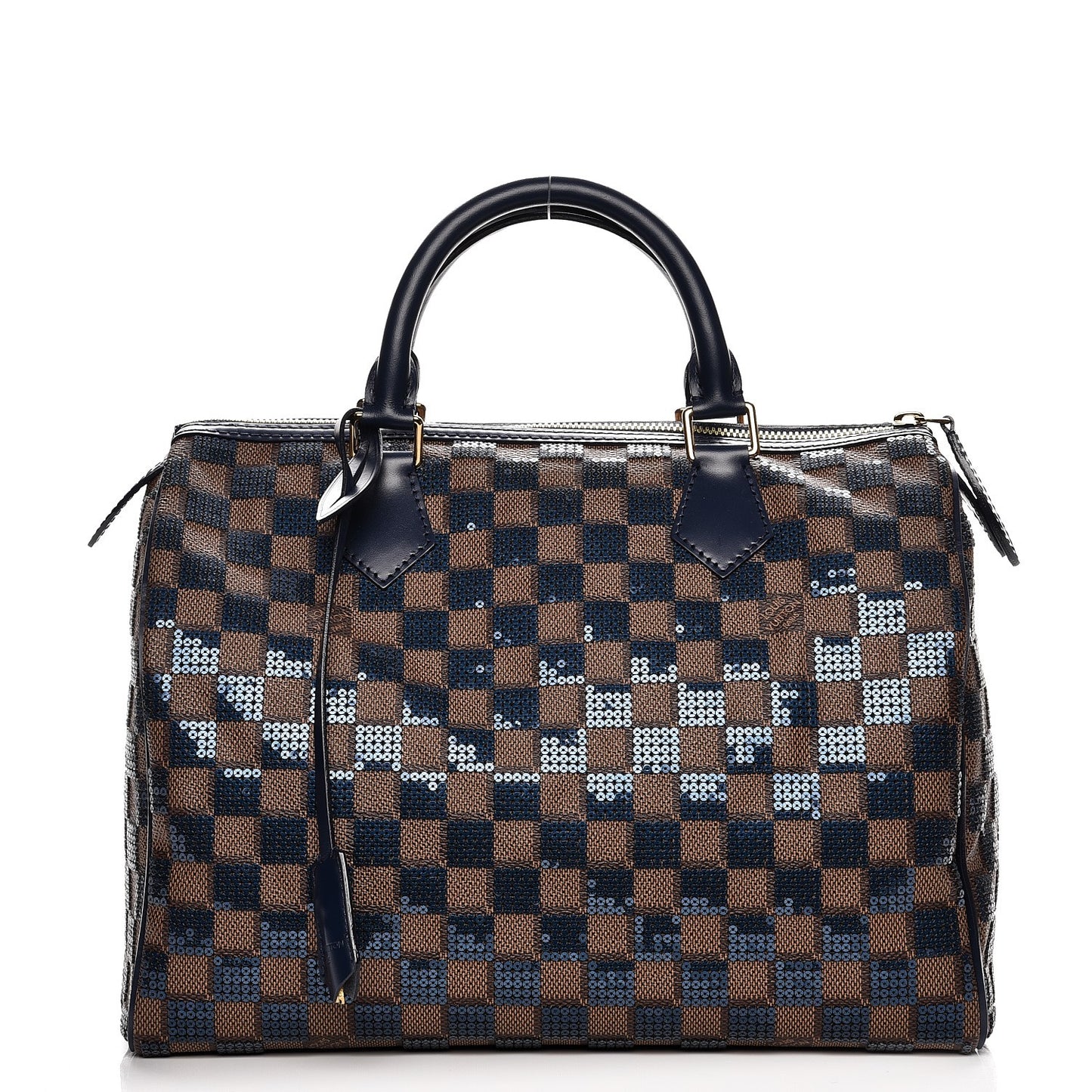 Damier Paillettes Speedy 30 Blue