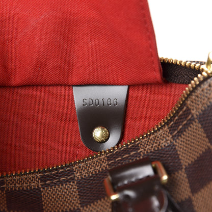Louis Vuitton Damier Ebene Speedy Bandouliere 25 9 of 10