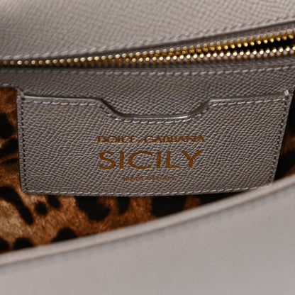 Dolce & Gabbana Dauphine Miss Sicily Satchel Grey 6 of 10