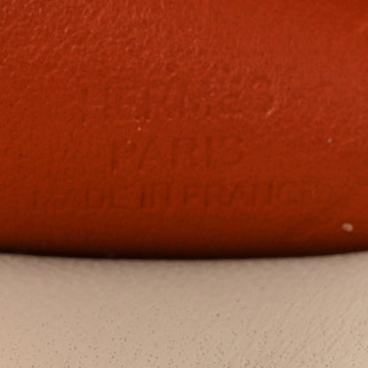 Hermes Milo Lambskin Grigri Rodeo Pegase Horse Bag Charm PM Craie Jaune de Naples Cuivre 3 of 5