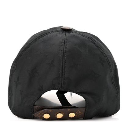 Louis Vuitton Polyester Silk Monogram LV Get Ready Cap L Black 5 of 8