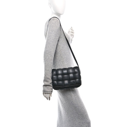Bottega Veneta Nappa Maxi Intreccio Padded Cassette Crossbody Bag Black 2 of 11