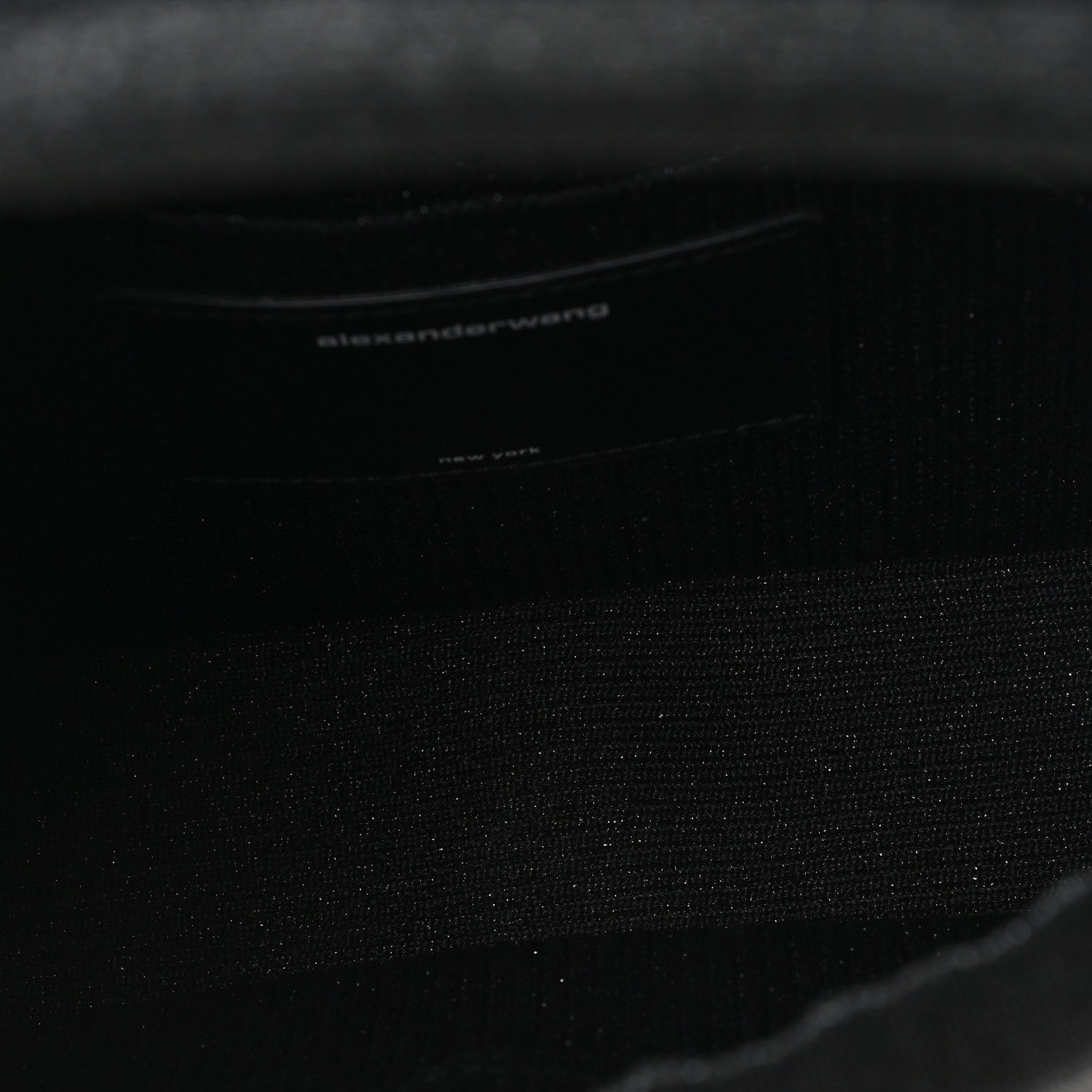 Alexander Wang Ribbed Knit Small Ryan Bag Black 5 of 9