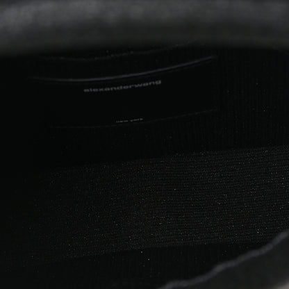 Alexander Wang Ribbed Knit Small Ryan Bag Black 5 of 9