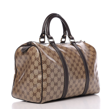 Gucci Crystal Monogram Medium Joy Boston Dark Brown 2 of 9