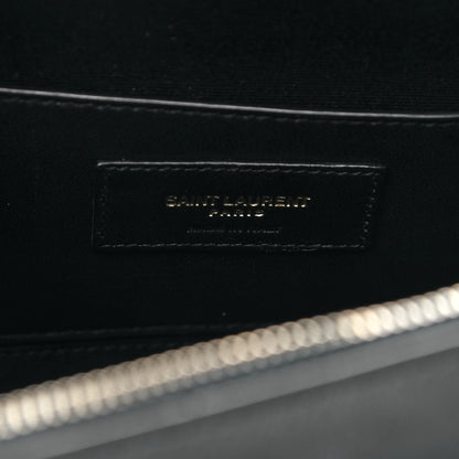Saint Laurent Lambskin Matelasse Vicky Monogram Belt Bag Black 5 of 7