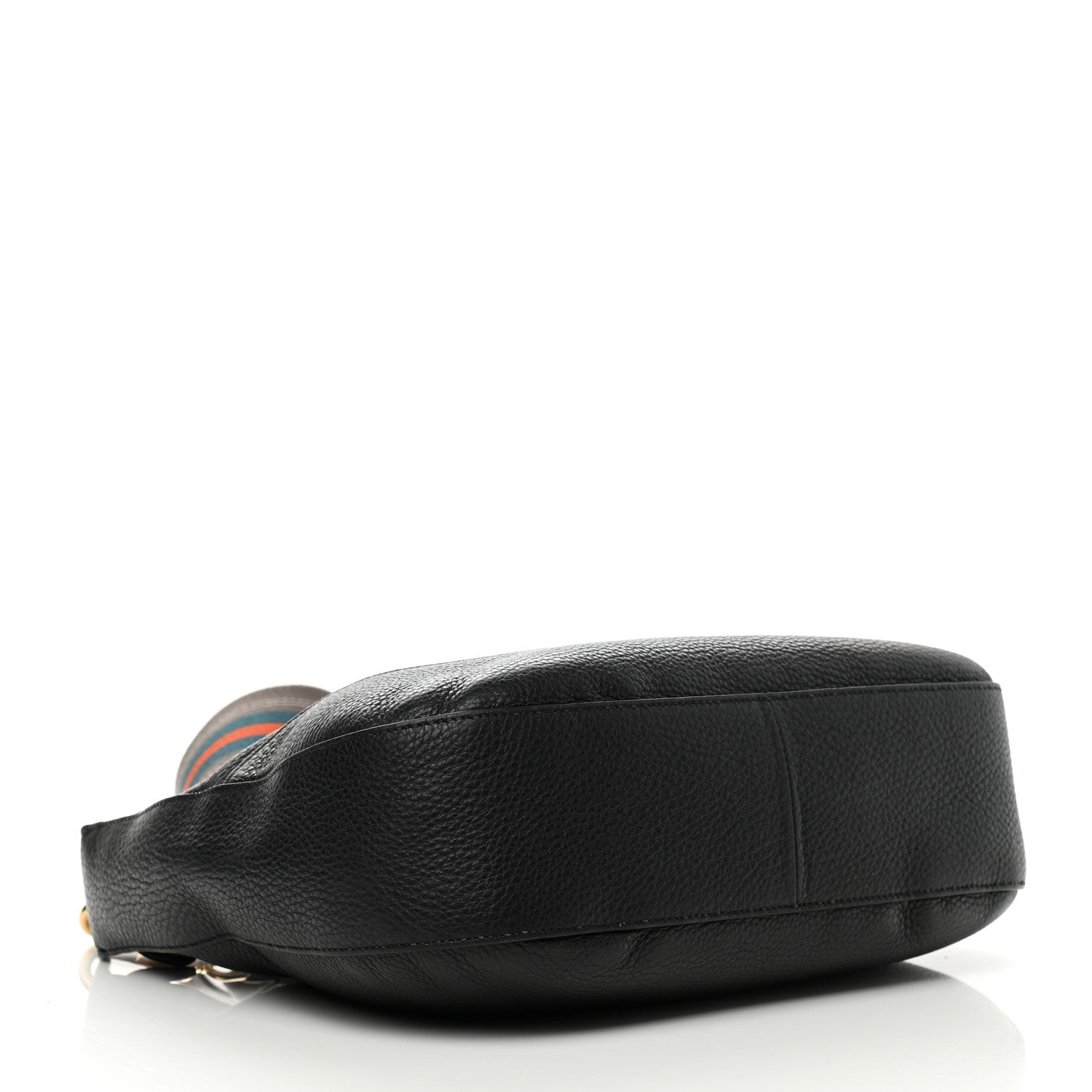 Prada Vitello Daino Zippered Messenger Hobo Black 3 of 14