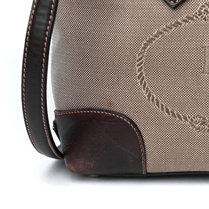 Prada Jacquard Logo Tote Corda Moro 5 of 10