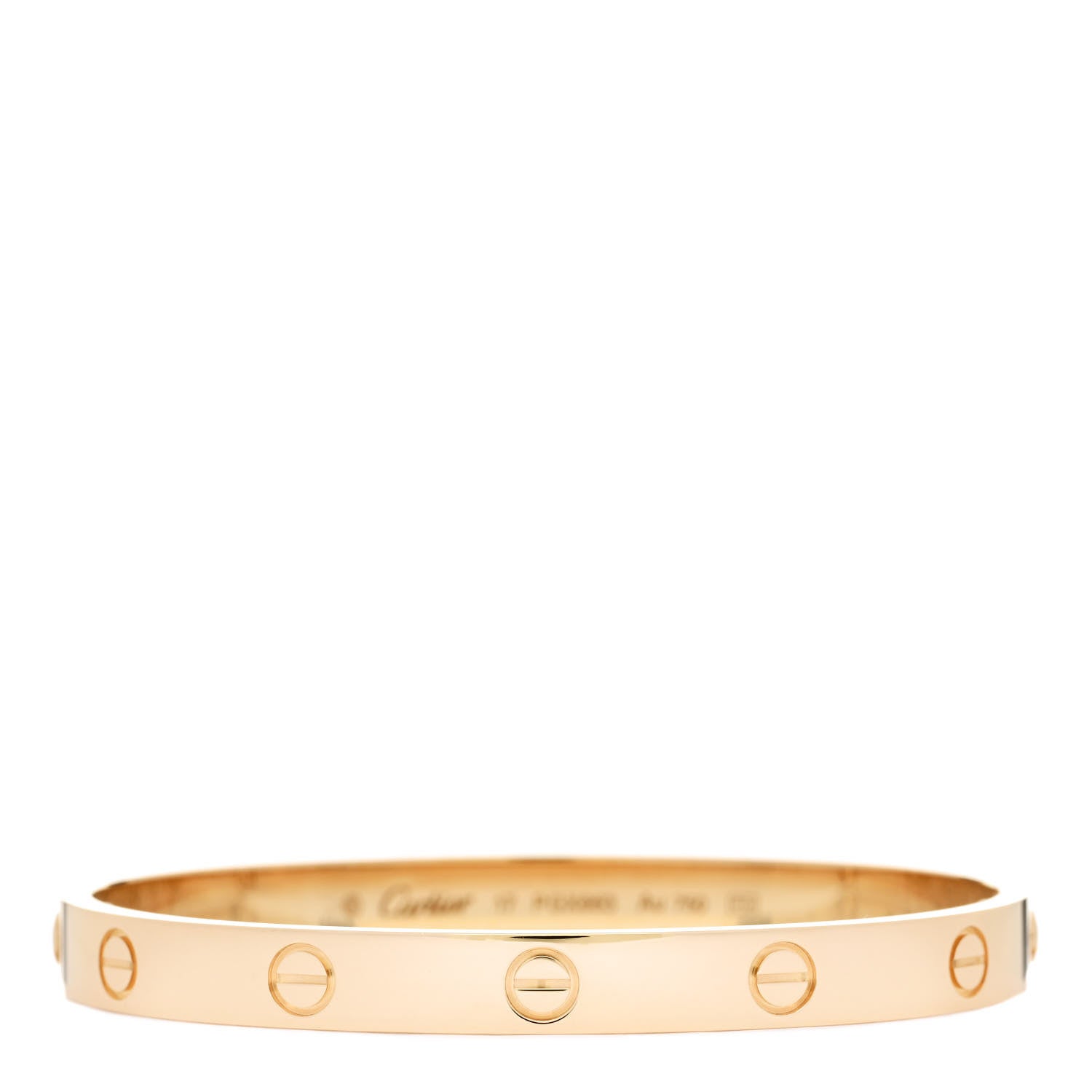 Cartier 18K Yellow Gold LOVE Bracelet 17 1 of 4