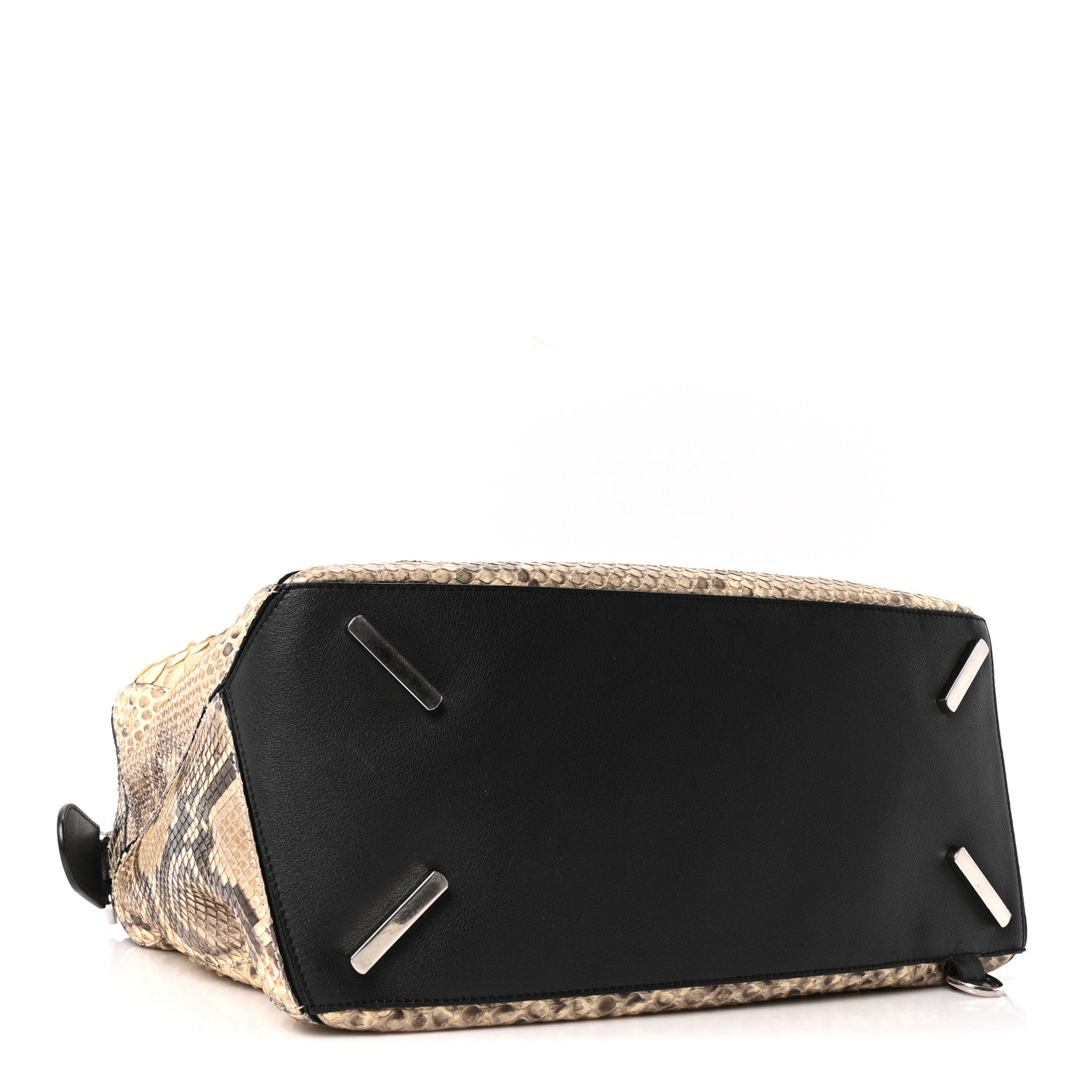 Loewe Snakeskin Large Puzzle Bag Black 4 of 10