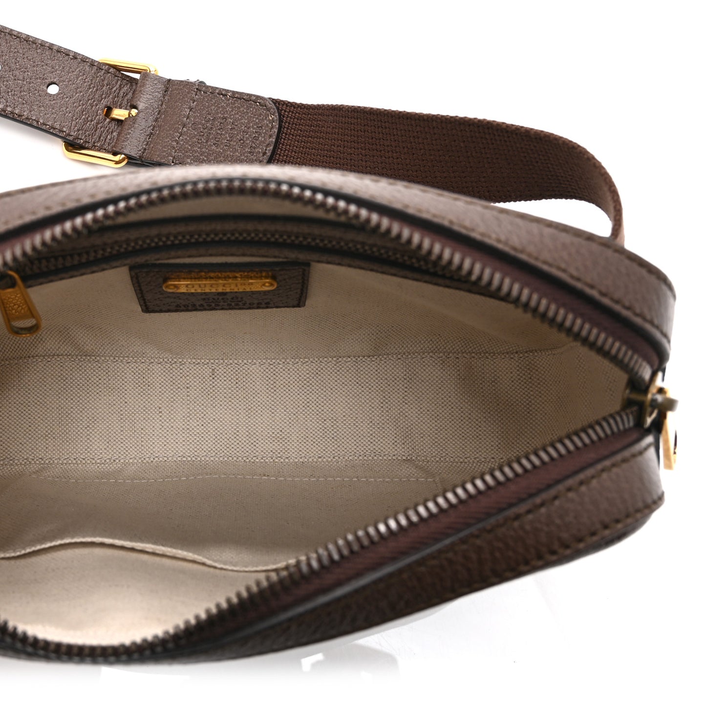 Textured Dollar Calfskin Gucci 100 Aria Belt Bag 80 32 New Acero Multicolor
