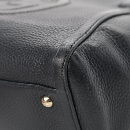 Gucci Pebbled Calfskin Small Soho Top Handle Bag Black 8 of 14