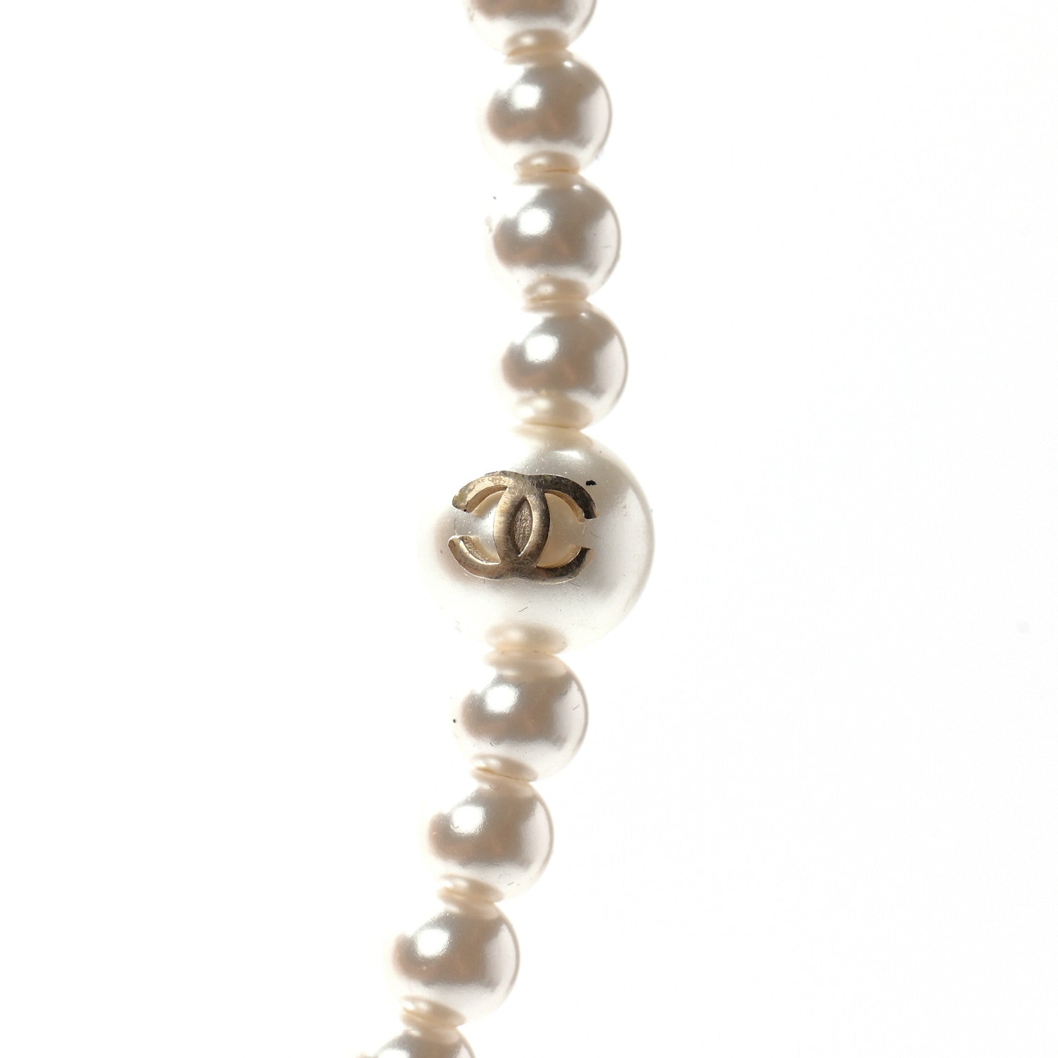 Chanel Pearl CC Headband Ivory 4 of 4