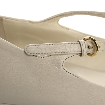 Miu Miu Nappa Mary Jane 40mm Pumps 37 Avorio Black 11 of 14