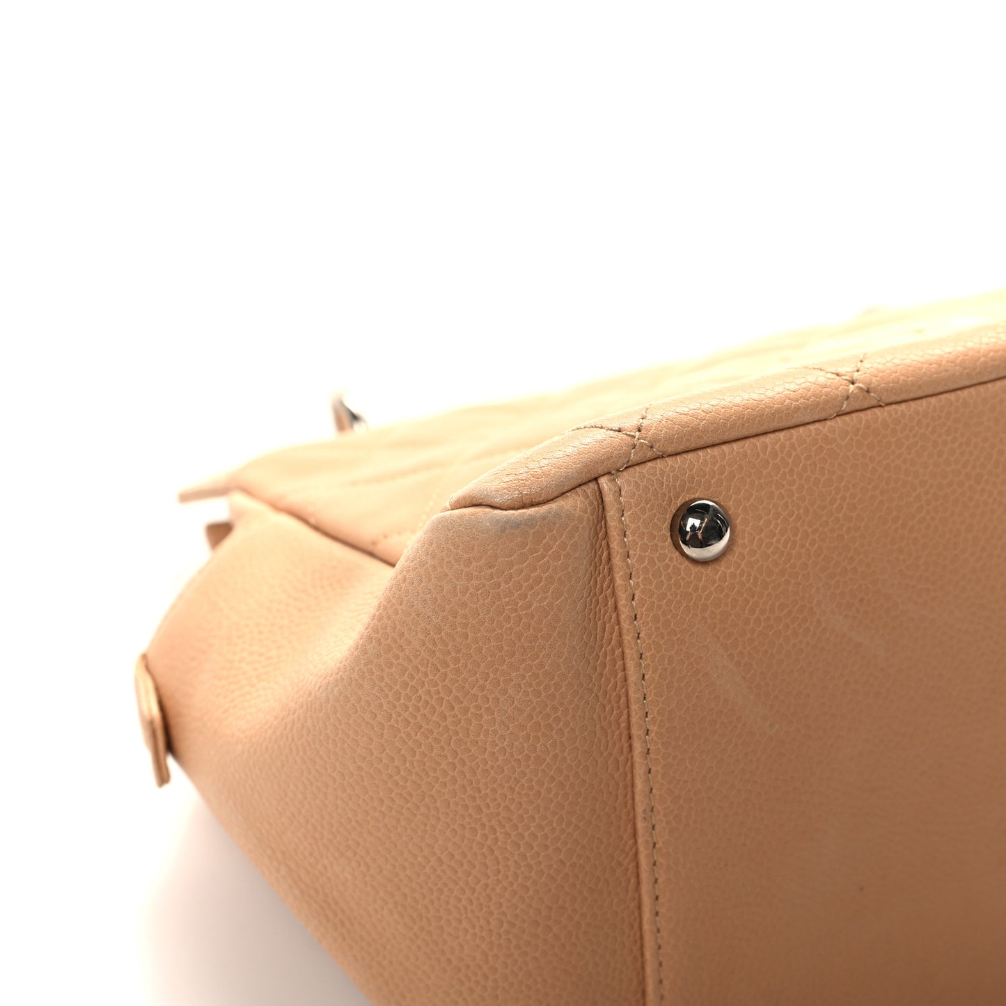 Caviar Quilted Petit Timeless Tote PTT Beige