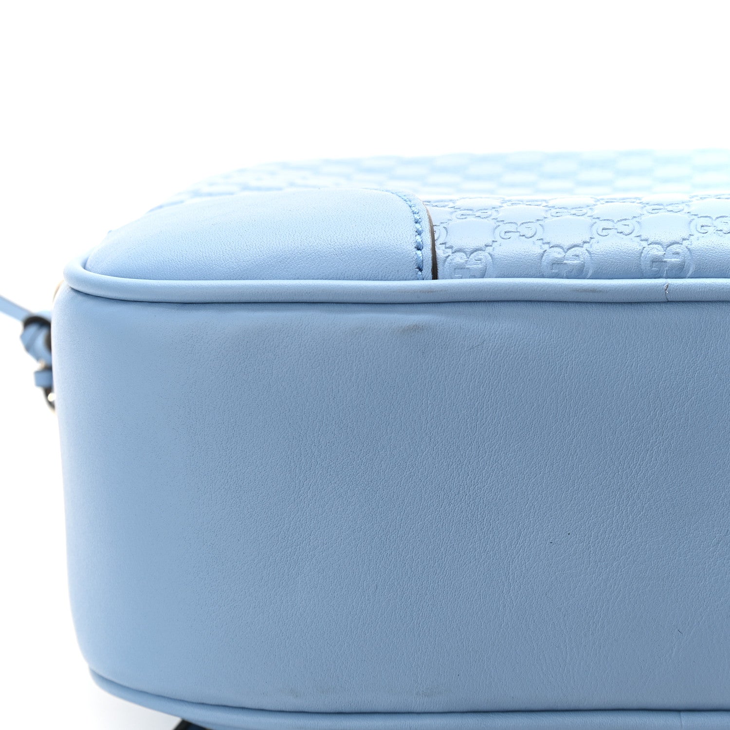 Gucci Microguccissima Mini Bree Messenger Bag Mineral Blue 10 of 10