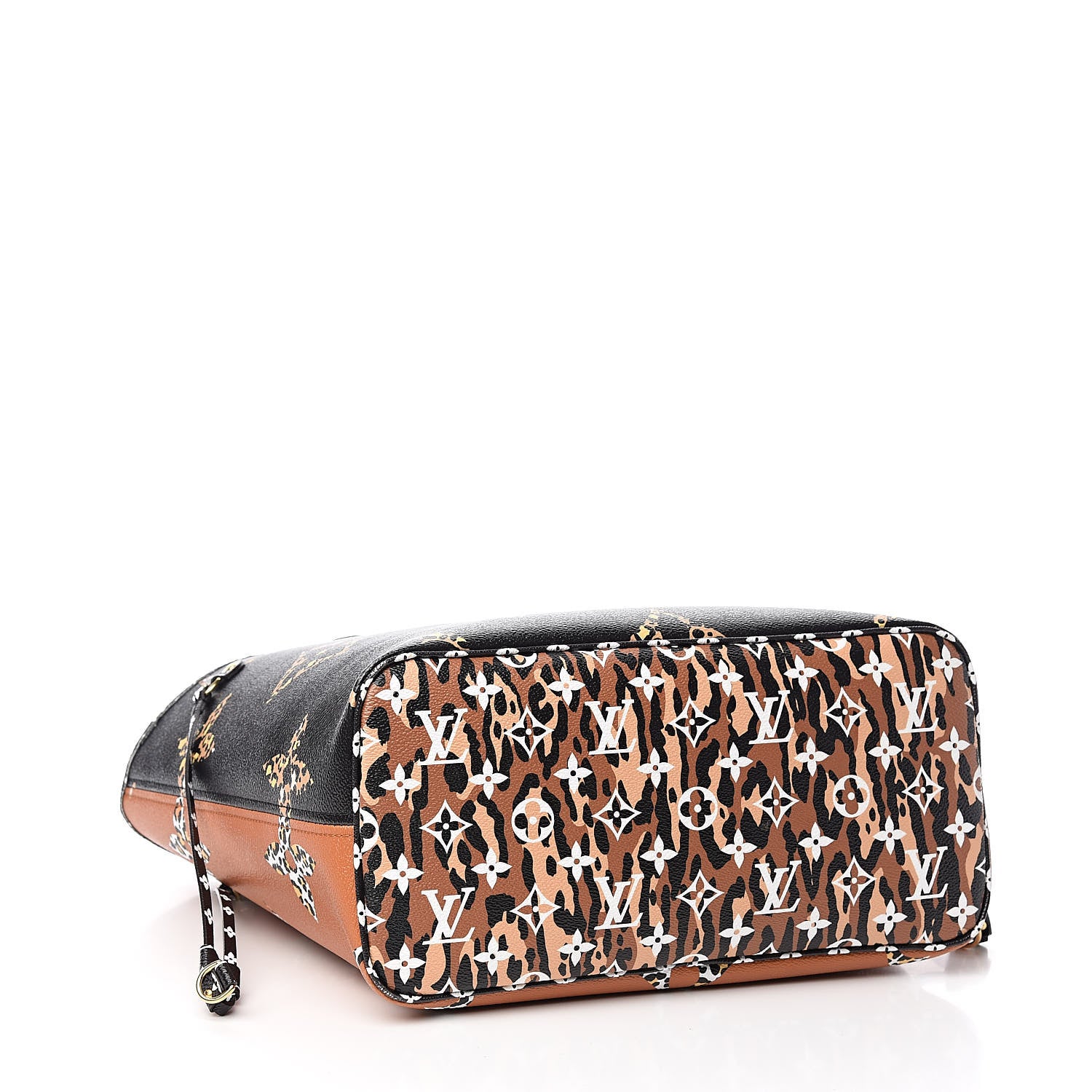 Louis Vuitton Monogram Giant Jungle Neverfull MM Black 5 of 18