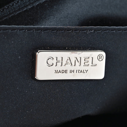 Chanel Sequin Quilted Medium Single Flap Blue 6 of 10