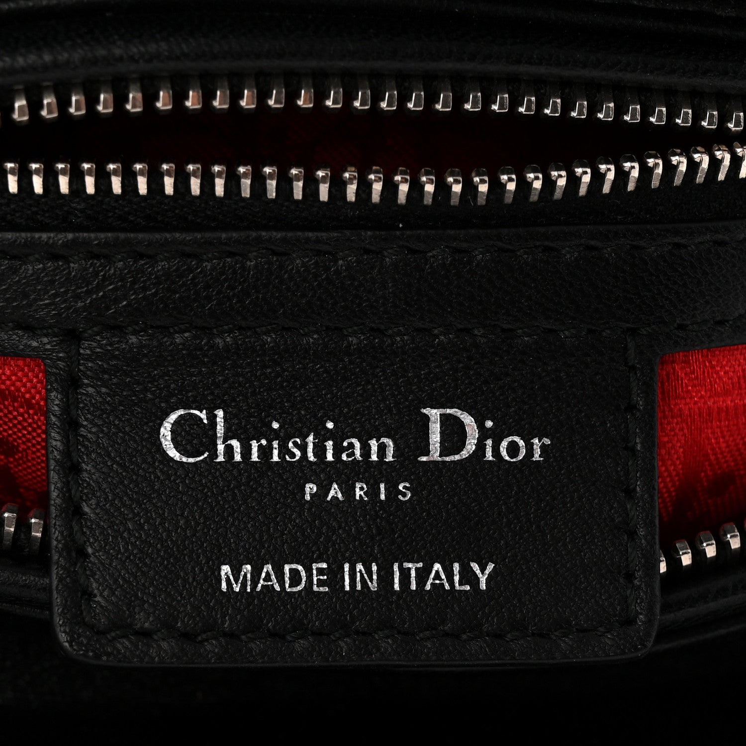 Christian Dior Lambskin Cannage Medium Lady Dior Black 6 of 11