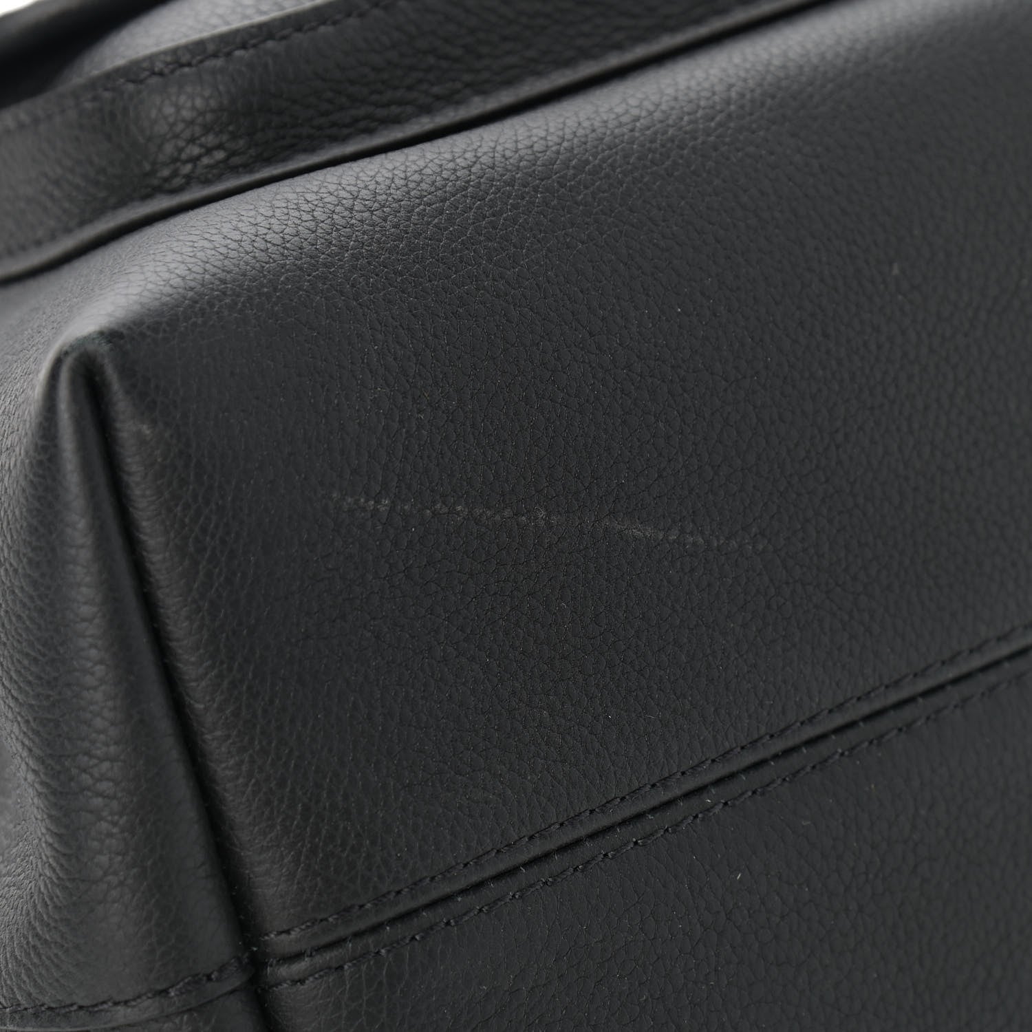 Louis Vuitton Calfskin Lockme Bucket MM Black 10 of 10