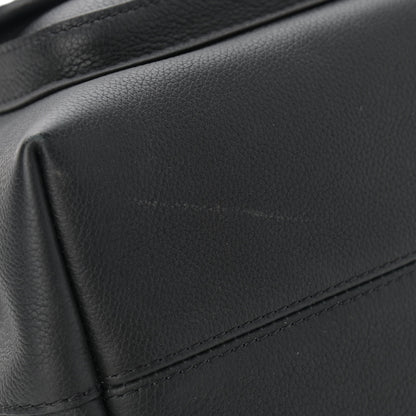 Louis Vuitton Calfskin Lockme Bucket MM Black 10 of 10