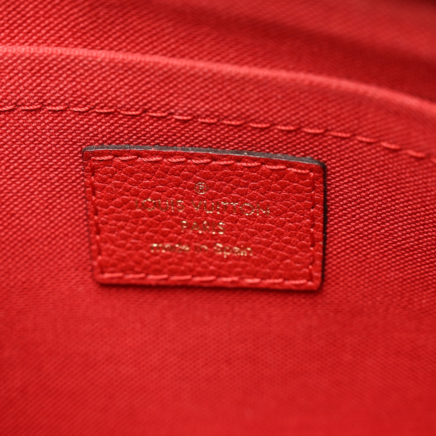 Monogram Pallas Clutch Cherry