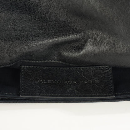 Balenciaga Agneau Giant 21 Rose Gold Hardware Envelope Clutch Black 5 of 7