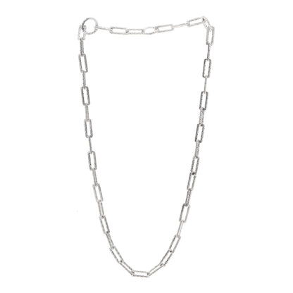 John Hardy Sterling Silver Classic Chain Long Link Amulet Connector Necklace 3 of 4