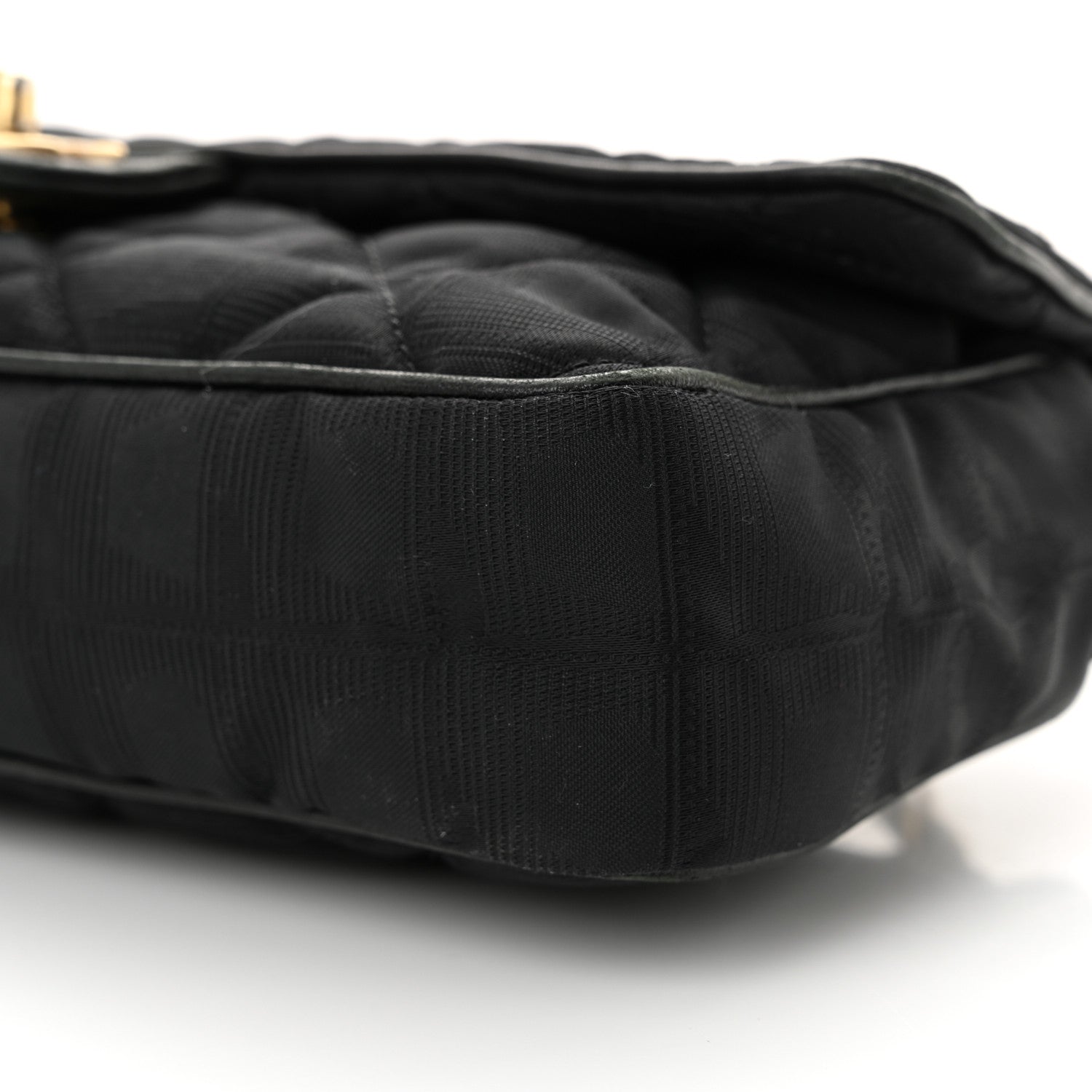 Chanel Nylon Quilted Travel Flap Black 10 of 10