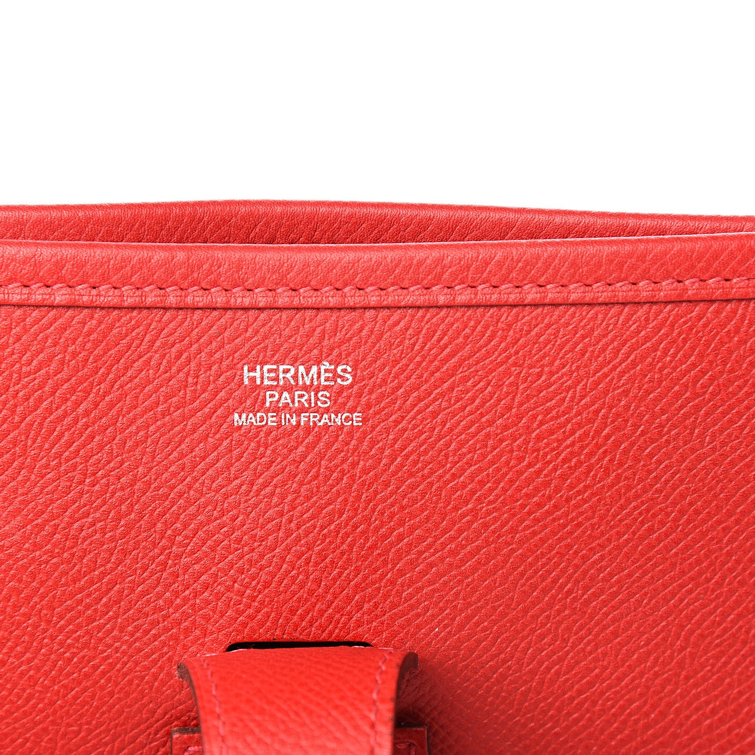 Hermes Epsom Evelyne III PM Rouge Casaque 6 of 9