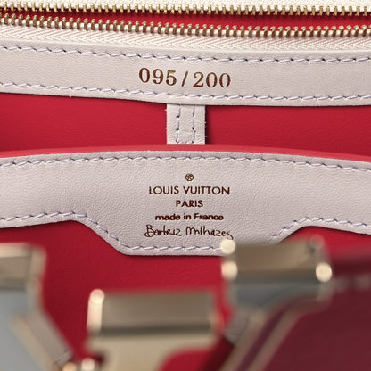 Louis Vuitton Lambskin Beatriz Milhazes Artycapucines PM White Multicolor 5 of 8