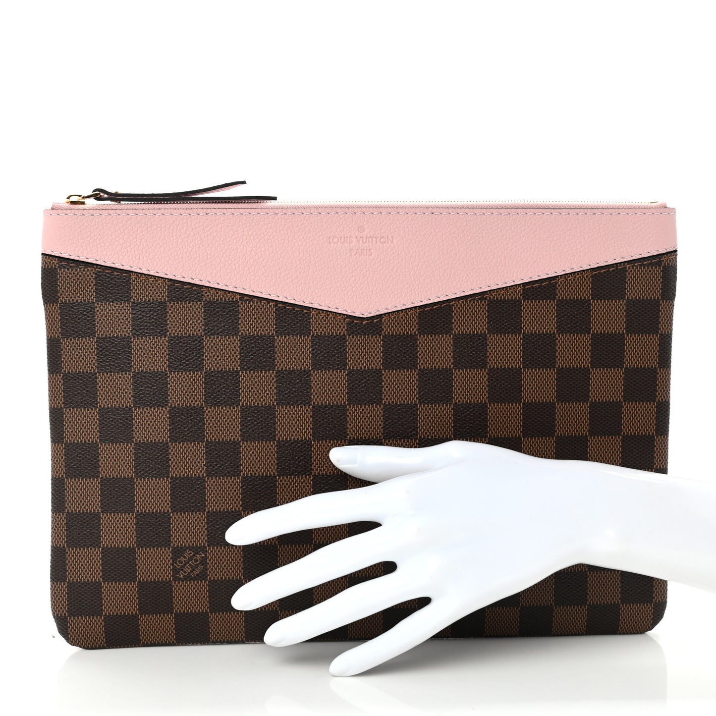 Damier Ebene Daily Pouch Rose Poudre