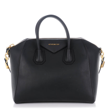 Givenchy Rubber Effect Calfskin Medium Antigona Black 1 of 12