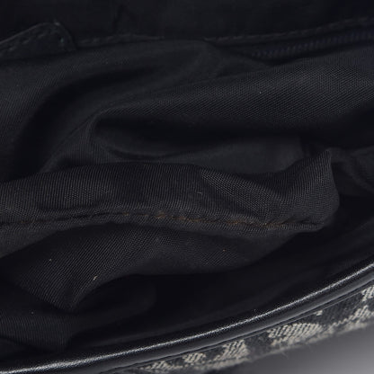 Christian Dior Monogram Double Saddle Bag Black 8 of 9