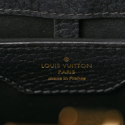 Louis Vuitton Taurillon Studded Sol Capucines PM Black 6 of 9
