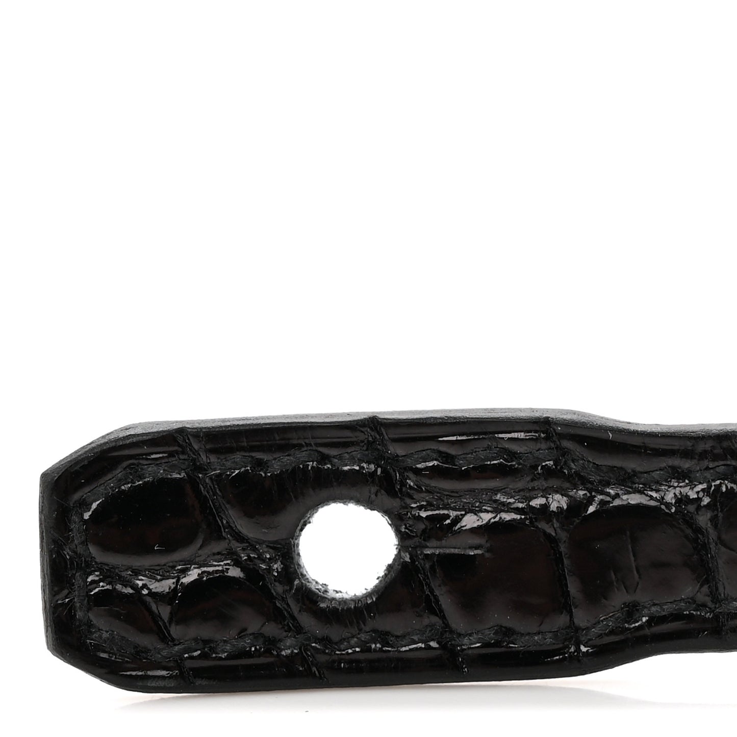 Shiny Alligator Constance Long Wallet To Go Strap Black
