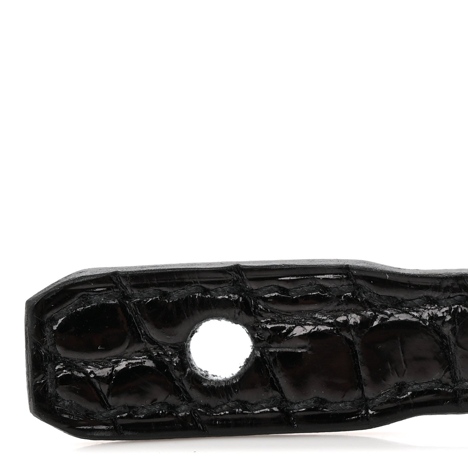 Hermes Shiny Alligator Constance Long Wallet To Go Strap Black 4 of 4