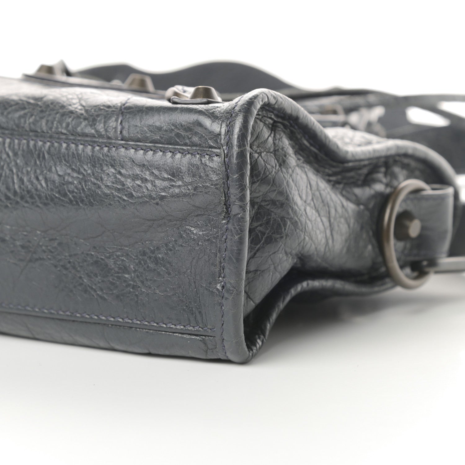 Balenciaga Agneau Classic Hardware Mini City Anthracite 10 of 10