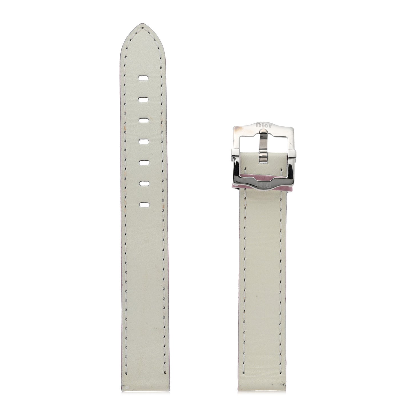 Stainless Steel Canvas 20mm Malice Quartz Watch White