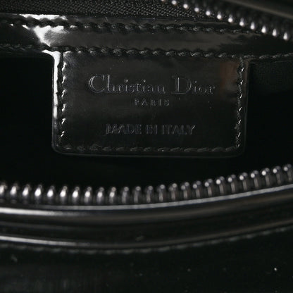 Christian Dior Patent Medium Lady Dior Black 7 of 12