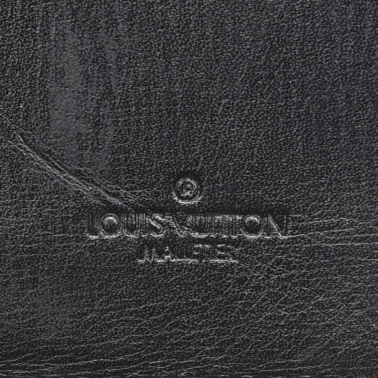 Louis Vuitton Epi Checkbook Card Holder Black 6 of 9