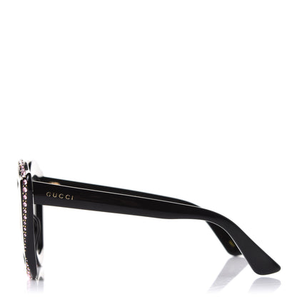 Gucci Crystal Cat Eye Sunglasses GG0118S Black 3 of 8