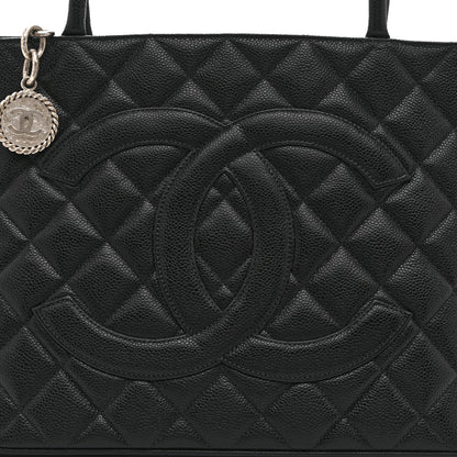 Chanel Caviar Quilted Medallion Tote Black 8 of 10